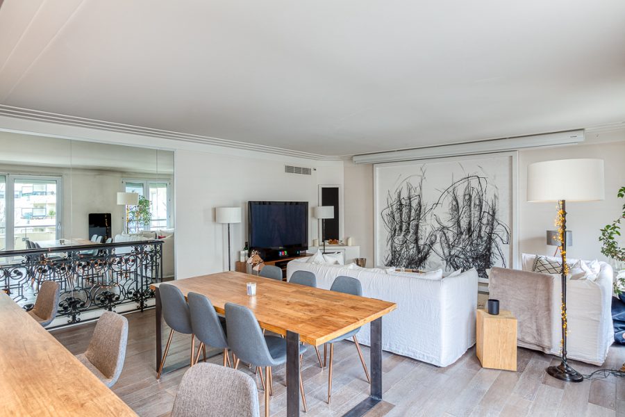 BOULOGNE-BILLANCOURT – METRO PTE DE ST CLOUD -APPARTEMENT DE RÉCEPTION 90 m2 CLIMATISÉ