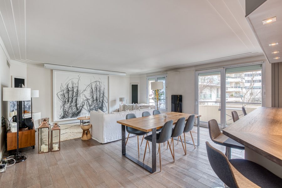 BOULOGNE-BILLANCOURT – METRO PTE DE ST CLOUD -APPARTEMENT DE RÉCEPTION 90 m2 CLIMATISÉ